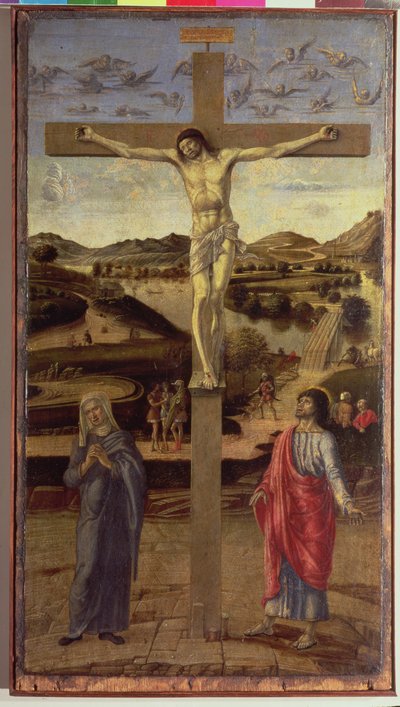 はりつけ、c.1455 作： Giovanni Bellini